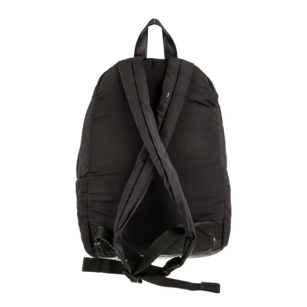 marc jacobs Authentic Solid Black  nylon quilted backpack